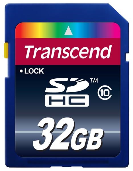 Transcend SDHC - 32GB Class 10 TS32GSDHC10