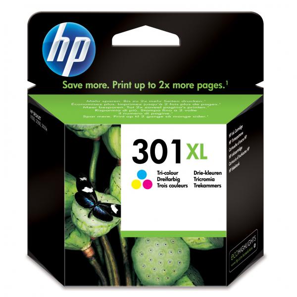 HP cartridge no. 301XL - color CH564EE