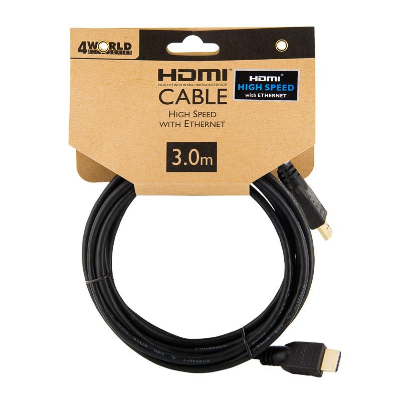 Kabel HDMI propojovací - V1.4, 3m KPHDME3