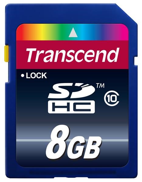 Transcend SDHC - 8GB Class 10 TS8GSDHC10