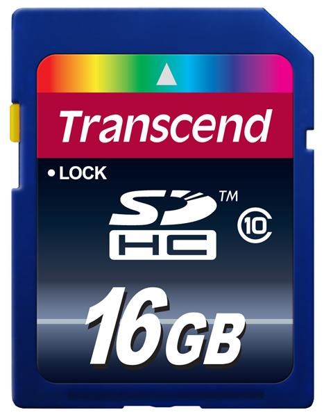 Transcend SDHC - 16GB Class 10 TS16GSDHC10