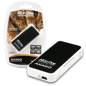 Axago CRE-X1 - externí mini čtečka 5-slot ALL-IN-ONE