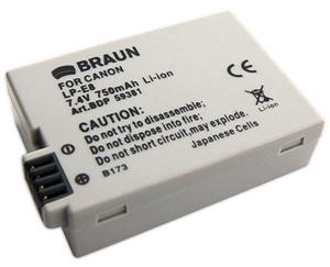 BRAUN akumulátor - CANON LP-E8 DB59381