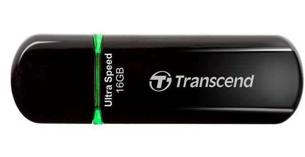 Transcend JetFlash 600 - 16GB USB 2.0,JetFlash Elite SW, černý,18/32MB/s TS16GJF600