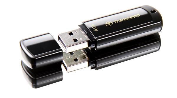Transcend JetFlash 350 - 4GB USB 2.0, JetFlash Elite SW, černý TS4GJF350