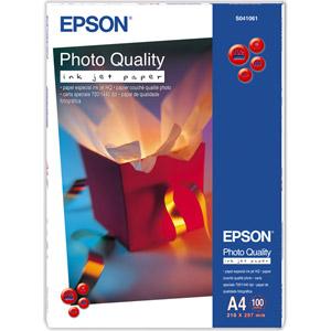 Epson Papír Photo Quality Ink Jet | 105g | A4 | 100listů C13S041061