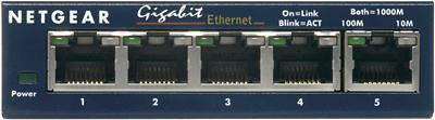 Netgear 5 PORT GIG. Desktop switch, GS105GE