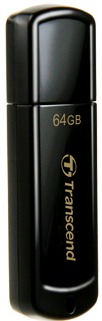Transcend JetFlash 350 - 64GB USB 2.0, JetFlash Elite SW, černý TS64GJF350