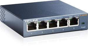 TP-Link TL-SG105, Switch 5x10/100/1000Mbps, Metal case, IEEE 802.1p QoS