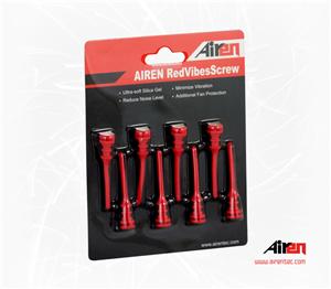 Airen RedVibes Screw (8pcs Red color pack) AIREN REDVIBESSCREW