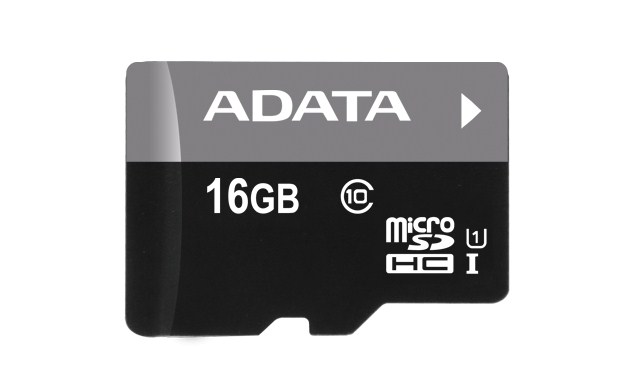 AData Micro SDHC karta - 16GB UHS-I Class 10 + SD adaptér, Premier AUSDH16GUICL10-RA1