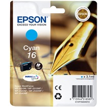 Epson T1622 - 16 DURABrite Ultra Ink - Cyan C13T16224012