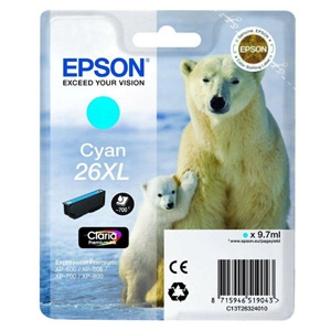 Epson T2632 - Singlepack 26XL Claria Premium - Cyan C13T26324012