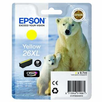 Epson T2634 - Singlepack 26XL Claria Premium - Yellow C13T26344012