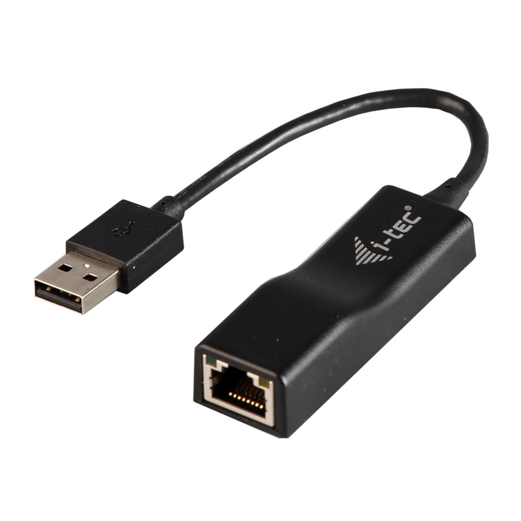 i-tec USB 2.0 Fast Ethernet Adapter - síťová karta USB 10/100 Mbps U2LAN