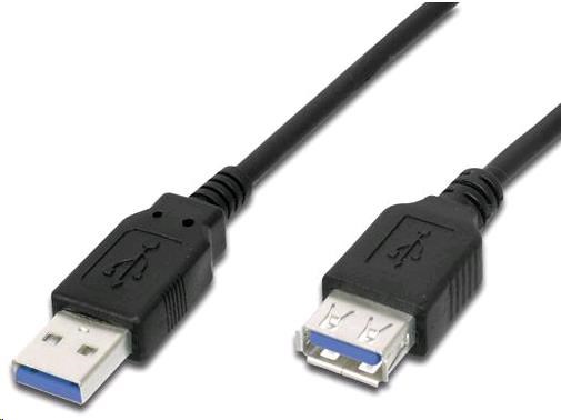PREMIUMCORD Kabel USB 3.0 A-A 1m, prodlužovací (M/F) KU3PAA1BK