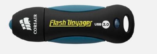 Corsair Voyager - 128GB USB3 (190MB/s, 60MB/s, vodě odolný a pogumovaný) CMFVY3A-128GB