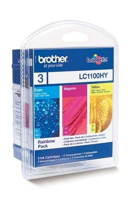 Brother LC-1100HY RBWBP (multipack - tři barvy) LC1100HYRBWBP