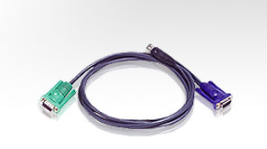 ATEN KVM Kabel (HD15-SVGA, USB, USB) - 2m 2L-5202U