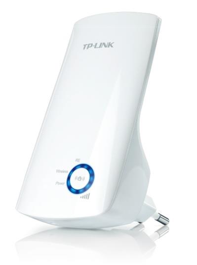 TP-Link TL-WA854RE - Wireless Range Extender 802.11b/g/n 300Mbps,wall-plug,no RJ45