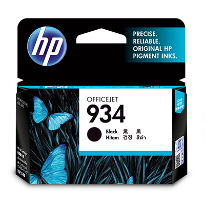 HP 934 - černá inkoustová kazeta, C2P19AE
