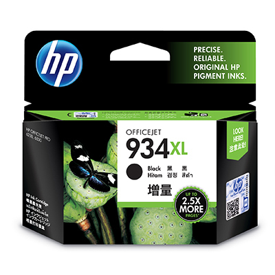 HP 934XL - černá inkoustová kazeta, C2P23AE