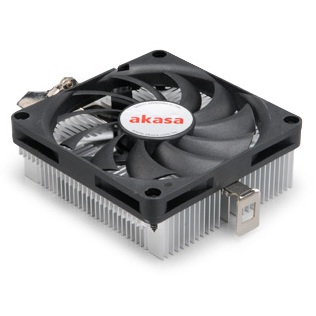 AKASA chladič CPU AK-CC1101EP02 pro AMD s.754/939/AM2/AM3, 80mm fan, mini-ITX