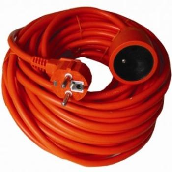 PremiumCord kabel prodlužovací 220/230V, 30m oranžový POWERGARDEN PPE2-30