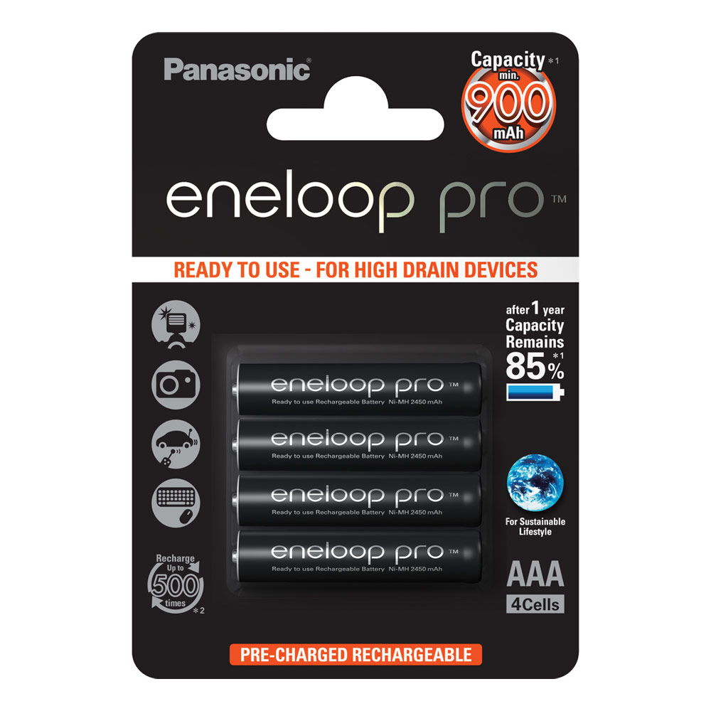Panasonic Eneloop Pro AAA 900 4BP