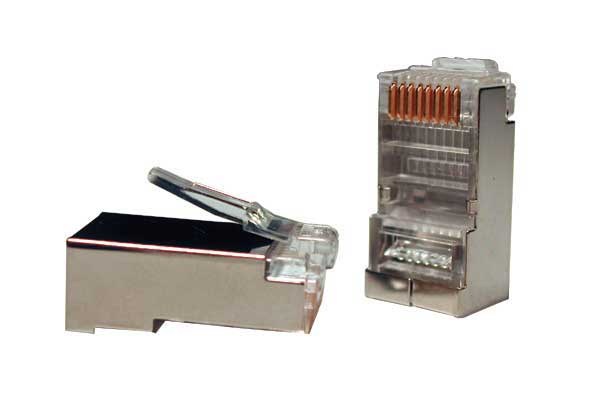 Konektor LEXI-Net RJ45 TP 8p/8c, Cat 5e, drát/licna IDB0005