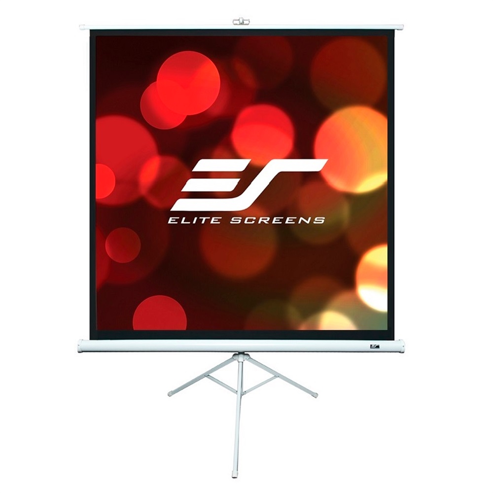 Elite Screens T85NWS1 - manuální plátno se stativem, 153x153cm, 85 palců, 1:1, bílé pouzdro