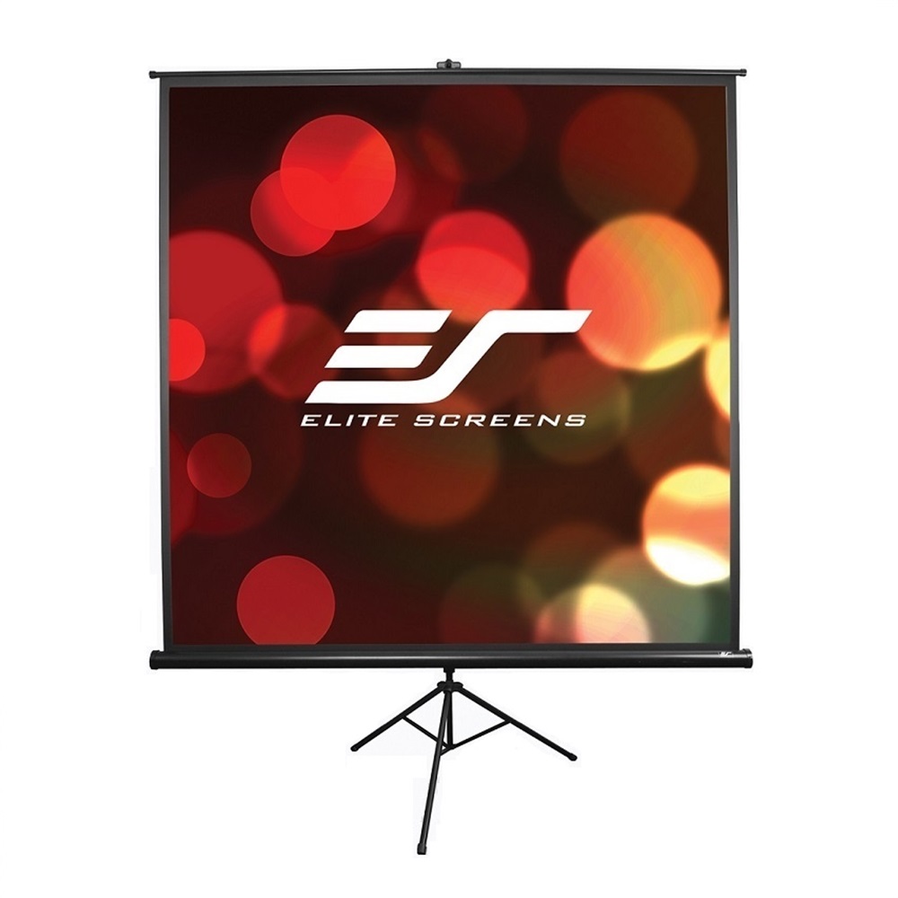 Elite Screens T99UWS1 - manuální plátno se stativem, 178x178cm, 99 palců, 1:1, černé pouzdro