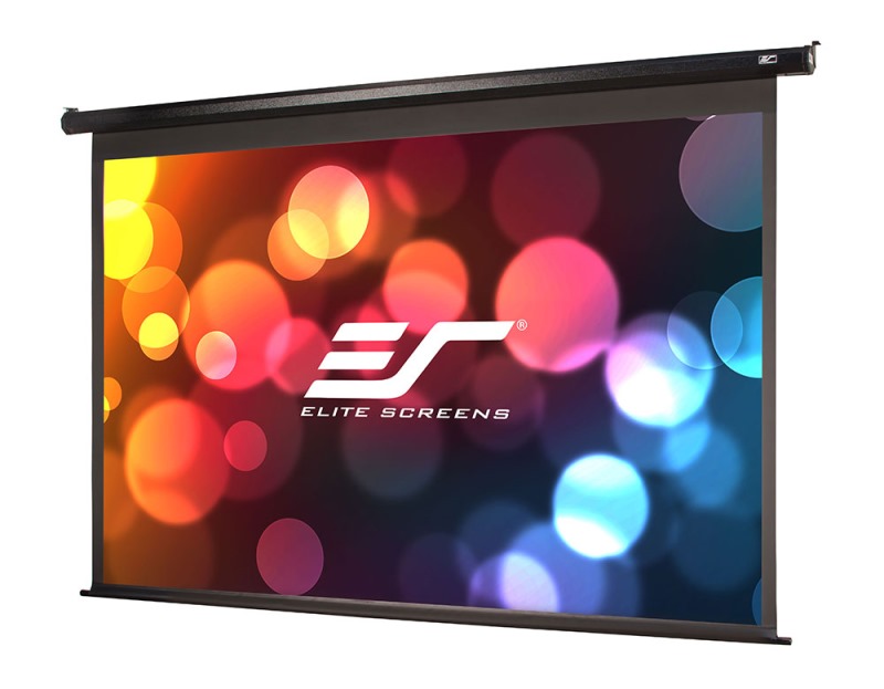Elite Screens VMAX100 ELECTRIC100H - el. závěsné 221x124 cm,100 palců,16:9,černé pozdro a okraje