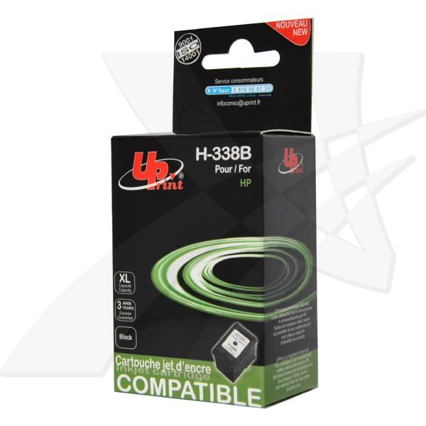 UPrint C8765EE, No.338 - Black, 18ml, H-338B, pro HP Photosmart 8150, 8450, OJ-621